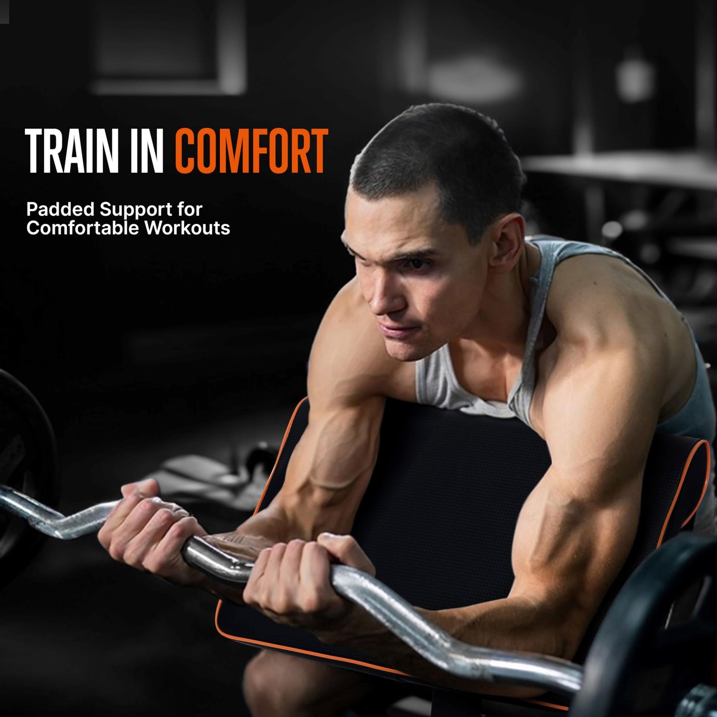 SQUATZ Squat Machine, Foldable Squatting Bench for Home Office Gym Workout Station and Leg Press Exercise, Designed to Train Abs, Thighs, and Glutes, Multifunctional Equipment for Fitness and Training