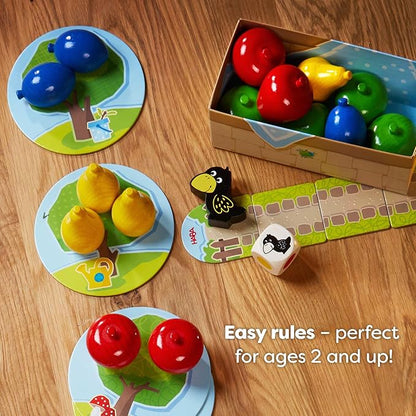 HABA My Very First Games - First Orchard Toddler Game - My First Orchard Game Cooperative Toddler Board Games for 2 Year Olds - Made in Germany