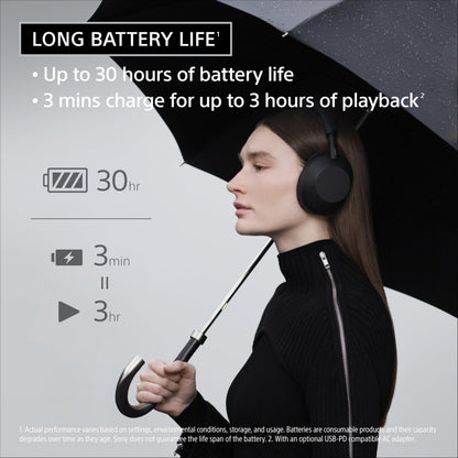 Sony WH-1000XM6 The Best Noise Canceling Wireless Headphones, HD NC Processor QN3, 12 Microphones, Adaptive NC Optimizer, Mastered by Engineers, Studio-Quality, 30-Hour Battery, Platinum Silver