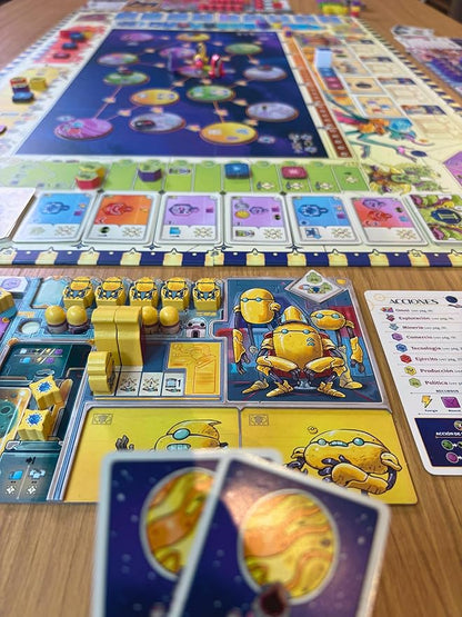 Transgalactica Board Game Space Worker Placement and Engine Building Game