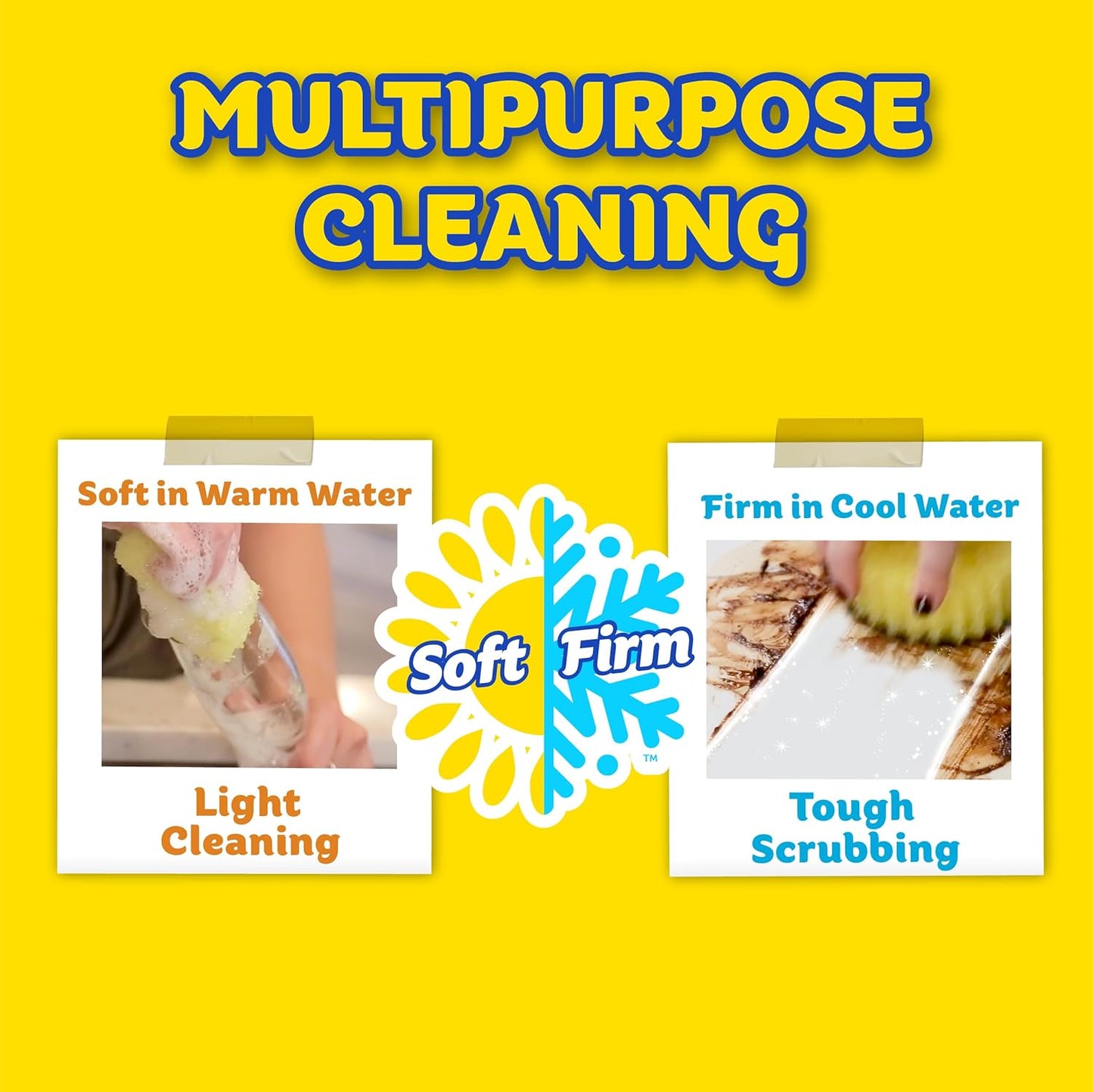 Scrub Daddy All-Purpose Cleaner Cream - Lemon Scent for Glass, Chrome & Marble | 3 Pack (16.9 Oz Each)
