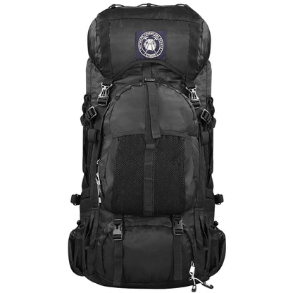 Stikage Expedition 80L Internal Frame Hiking Backpack for Men and Women – Lightweight Waterproof Trekking & Camping Backpack with Rain Cover – Adjustable Back Length, Hydration Bladder Compatible