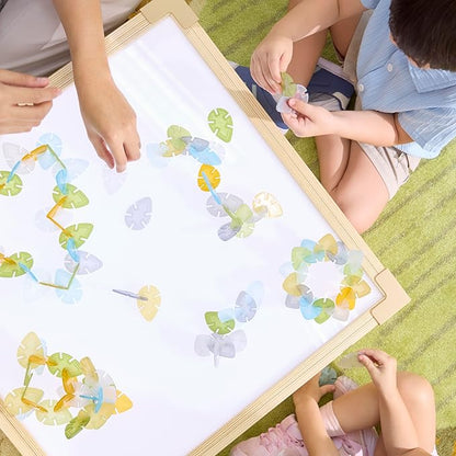 Guidecraft Interlox Leaves - 96 Piece Set: Construction Toy - Creativity and Educational Building Toys for Children