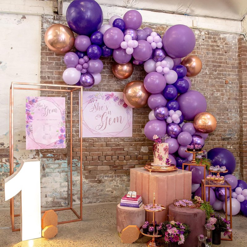 PartyWoo Dark Purple Balloons 100pcs 12 Inch Royal Purple Latex Helium Balloons for Birthday Baby Shower Graduation Anniversary Bachelorette Princess Butterfly Themed Party Decorations Purple-Y16