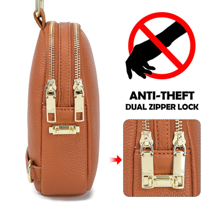 INICAT Anti Theft Crossbody Bags for Women Travel Small Sling Bags Cross Body Bag Purses for Woman