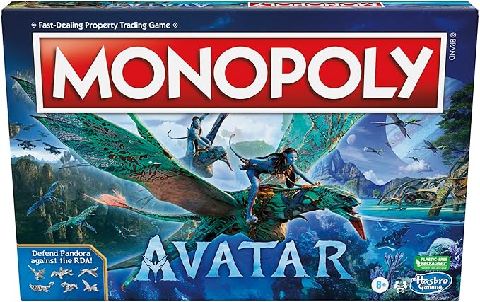 Monopoly: Avatar Edition Board Game for Ages 8 and Up Family Games for 2 to 6 Players Kids Games