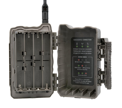 Stealth Cam Deceptor MAX 3.0 Cellular Trail Camera 50MP Photos 1440P Video 0.3s Trigger 100 ft Range 940nm No Glow Dual-Core AI Live on Demand GPS 16GB Memory
