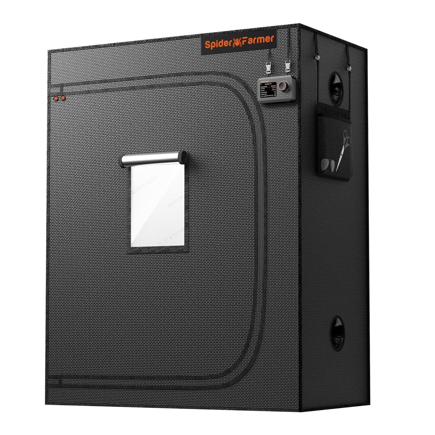 Spider Farmer 4x2 Grow Tent, 48"x24"x60", with Hook for Controller, Enlarged View Window, 1680D Thicken Mylar Canvas, Waterproof Floor Tray for Indoor Hydroponic Growing for SF2000, SE4500, G4500