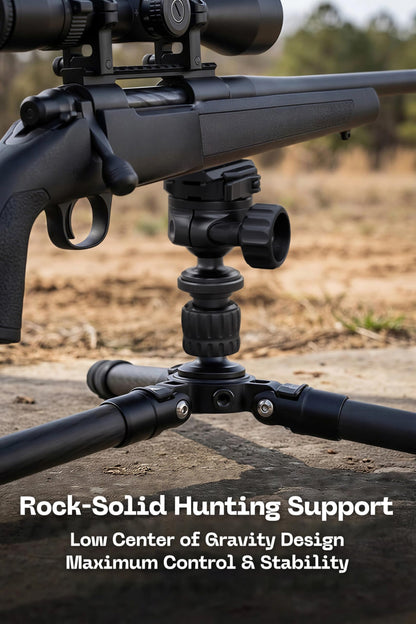 FANAUE Carbon Fiber Tripod with Fluid Ball Head, Compatible with Arca Swiss/RRS for Camera, Binoculars Telescope