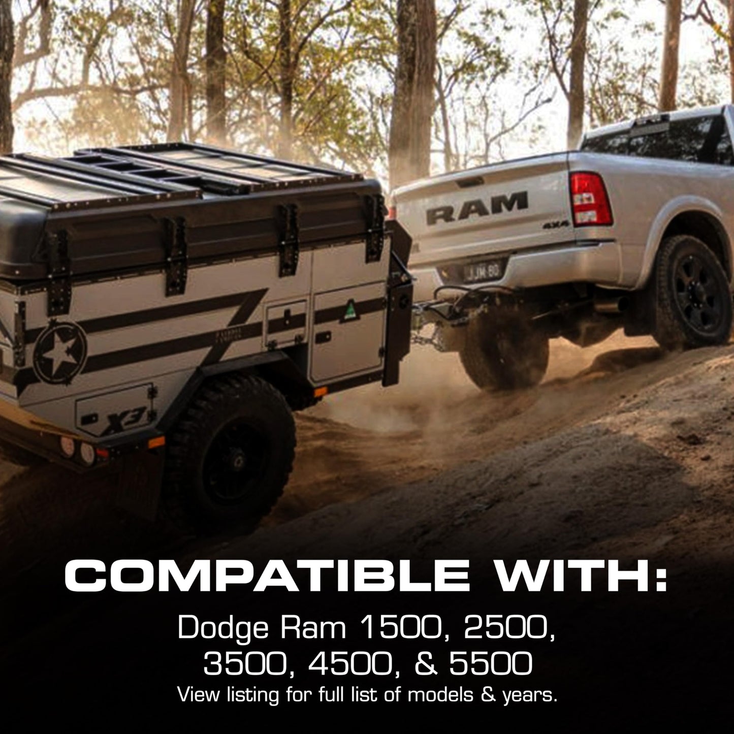 REDARC Tow-Pro Trail Kit Electric Trailer Brake Controller Kit for RAM 1500 DT, Off Road Dual Braking, Plug and Play Install, 12V/24V Compatible to Tow RV, Camper, Trailer, Boat