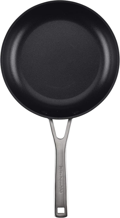 KitchenAid Hard Anodized Nonstick Fry Pan - 8.25 Inch Induction Skillet in Matte Black