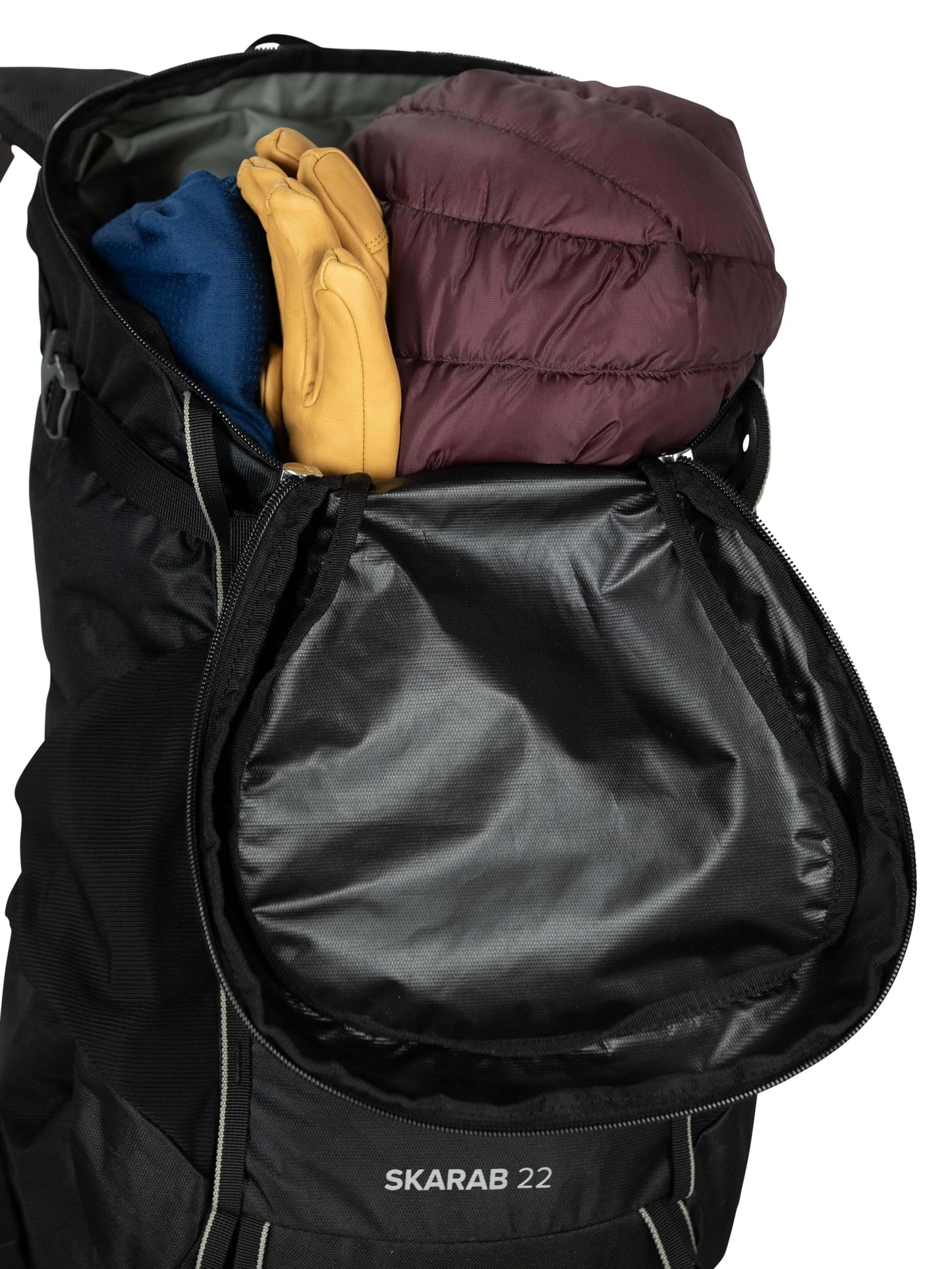 Osprey Skarab 22L Men's Hiking Backpack with Hydraulics Reservoir, Black