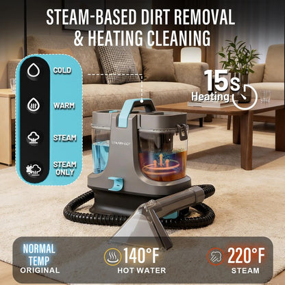 Starrybot Portable Carpet Cleaner Machine with Steam and Heating Techology