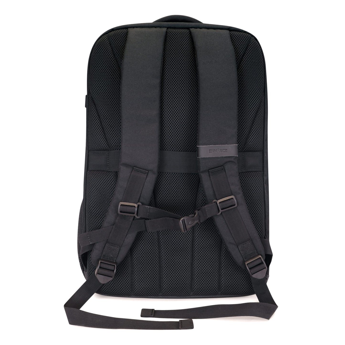 ENHANCE DnD Backpack - RPG DM Bag for Dungeons and Dragons - Travel DnD Bag Organizer fits 6-8 Books Upright, 18" Laptop/DM Screen Slot, Miniature Storage Foam Trays, Accessories Pockets, Map Strap