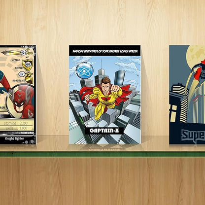 GotPrint Custom Collectors Cards | Add Your Photo Name Stats or Text | Personalized Design | Sports Teams | Baseball | Gaming | Gifts for Kids and Family Rectangle 2.5” x 3.5” 250 Qty