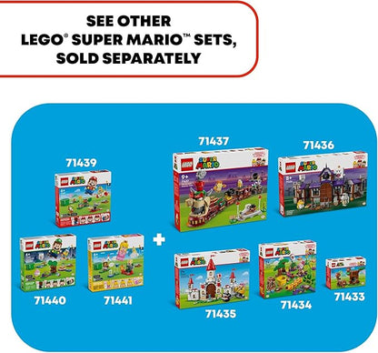 LEGO Super Mario Adventures with Interactive Peach Princess Toy Super Mario Playset for Kids Yellow Toad Figure Nintendo Toy Gift for Girls Boys and Any Gamers Ages 6 and Up 71441