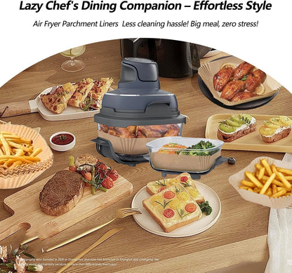 Ninja Crispi Air Fryer Liners - 270PCS Disposable Parchment Paper for 4-in-1 Cooking System