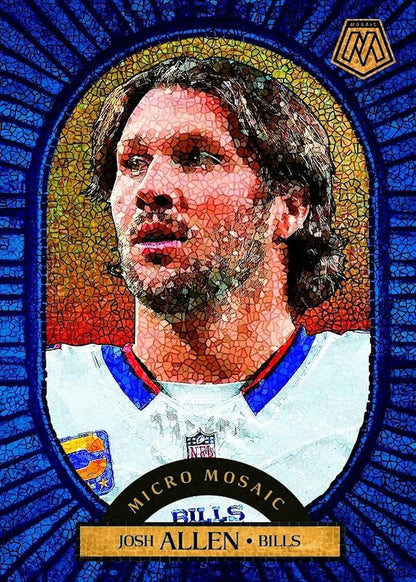 2025 Panini Mosaic Football Hobby Trading Card Box (2 Autographs Per Box)