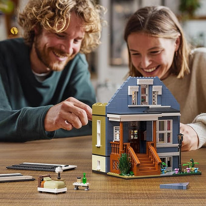 Shame House Building Blocks Gallagher House TV Series Frank Fiona Creative Toys Set Compatible with Lego Gift Decor for Fans 18+ Adult(1058 PCS)