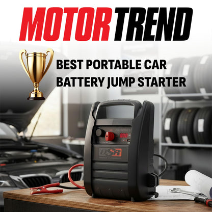 Schumacher Electric DSR ProSeries Car Battery Jump Starter - 2200 Peak Amp 12V Car Starter, Jump Box & Portable Power Station - Digital Display, Heavy-Duty Clamps - DSR165