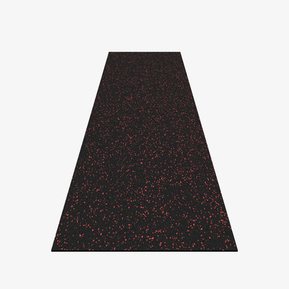 Flooring Inc 1/4" Tough Rubber Flooring Roll | Flexible Recycled Rubber Gym Floor Mats for Home Gym | Heavy Duty Rubber Mat for Home Gyms, Sheds, Horse Stall Mat or Trailer | 4’x10’ | Bright Red