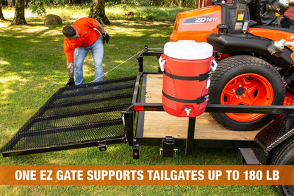 Buyers Products 5201000 EZ Gate Tailgate Assist, Reduce Physical Strain With Trailer Tailgates, Mounting Hardware Included, Handles gates up to 180lbs, Works On Most Standard Open Trailers
