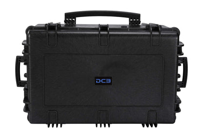 DCB Cases - Element 8505F | 34 x 22 x 17 Ext Dim | Waterproof | Pluck Foam Insert | Telescoping Handle | Rubberized Grips | Resin-Reinforced Injection Molded Plastic | 7 Latch Lid Close | Wheels