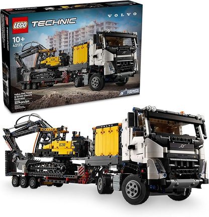 LEGO Technic Volvo FMX Truck &amp EC230 Electric Excavator Building Toy Volvo Truck Toy with 2 Model Vehicles Great Gift for Boys and Girls Ages 10 and Up Who Love Heavy Duty Construction Models 4