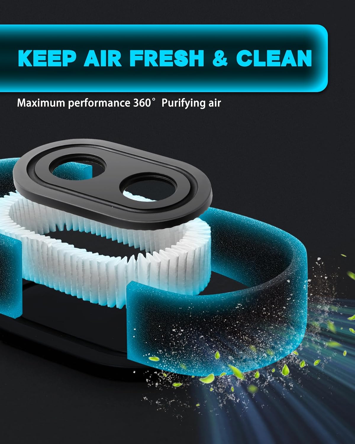 Troy-Bilt Air Filter - High-Performance Replacement for TB110, TB200, TB230 Lawnmowers | 4-Pack