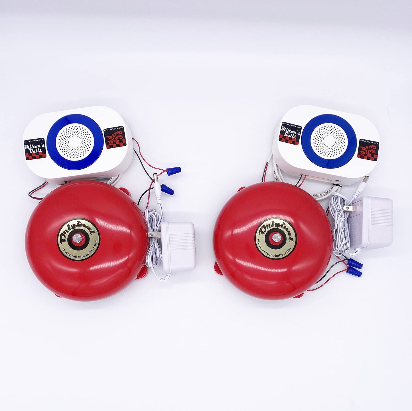 Milton’s Bells Long-Range Driveway Alarm - Dual Wireless Original Bells and Chimes Kit