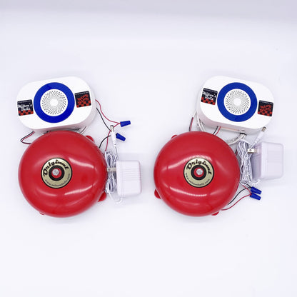 Milton’s Bells Long-Range Driveway Alarm - Dual Wireless Original Bells and Chimes Kit