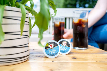Donut Shop Blend for K-Cup Keurig 2.0 Brewers, Victor Allen Coffee, Medium Roast Single Serve Coffee Pods, 80 Count & French Vanilla for K-Cup Keurig 2.0 Brewers, 80 Count
