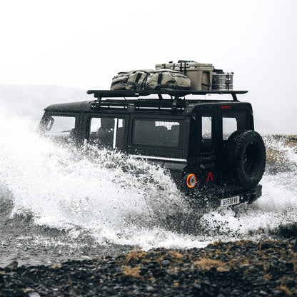 Thule Caprock roof Platform Rack - Low-Profile overlanding roof Rack - 330lb Carrying Capacity - Factory Rack Compatible - Fits Light Bars, Jacks, Jerry cans - Multiple mounting Slots for Accessories