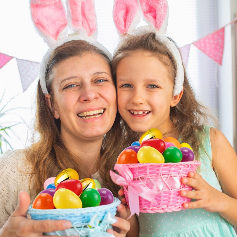 OCTERIC 210Pcs Easter Eggs, 2.3" Fillable Colorful Mix Gold Plastic Easter Eggs Empty for Easter Hunt, Easter Basket Stuffers, Party Favor, Classroom Prize Supplies