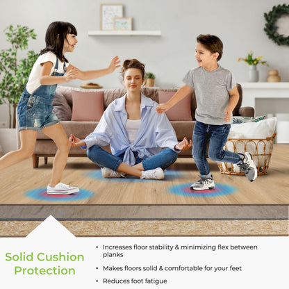QuietBoard Underlayment – 15 Panels, 90 sq ft