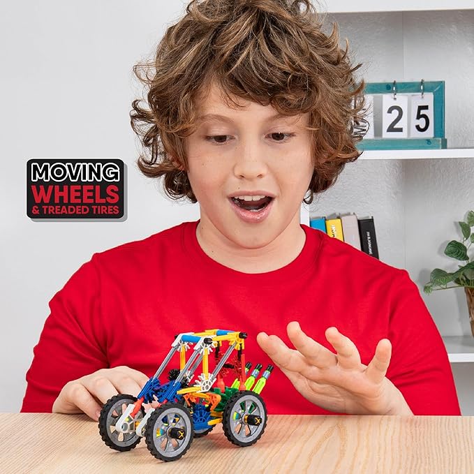 K'NEX - Adventure Wheels Building Set - 480 Pieces‚ STEM Building Creative Construction Set‚ Ages 7+