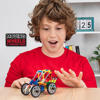 K'NEX - Adventure Wheels Building Set - 480 Pieces‚ STEM Building Creative Construction Set‚ Ages 7+