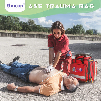 Ehucon A&E Trauma Bag,Emergency Bag,Medical Duffel Bag for healthcare, home, travel emergency rescue needs,Large First Aid Bag Empty for Durable/sturdy/waterproof
