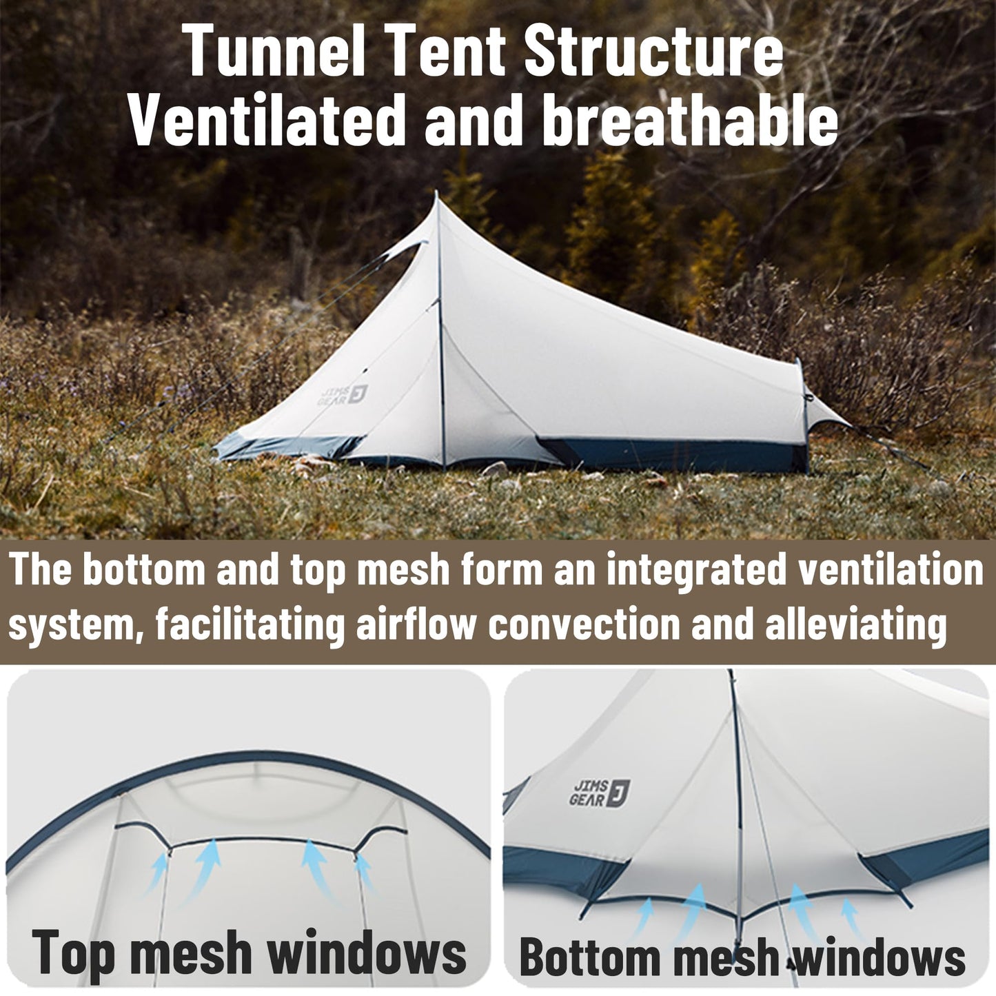 Naturehike Ultralight Solo Tunnel Tent - 1/2 Person Waterproof Tent with Lightweight Aluminum Pole, for Camping, Backpacking, Hiking, Hunting, Biking, Mountaineering, Easy Setup (1 Person)