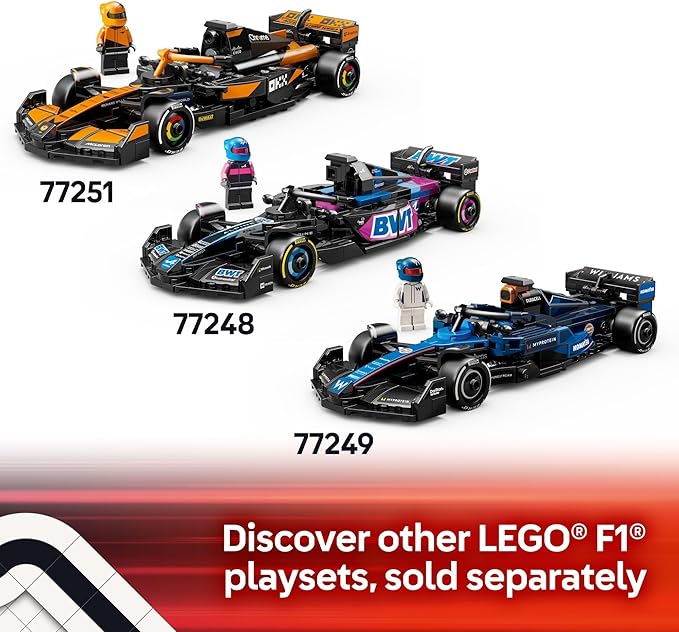 LEGO Speed Champions Mercedes-AMG F1 W15 Race Car Toy - Building Set for Kids Boys &amp Girls Ages 10+ - Toy Car for F1 Fans - Gift Idea for Birthday - 77244
