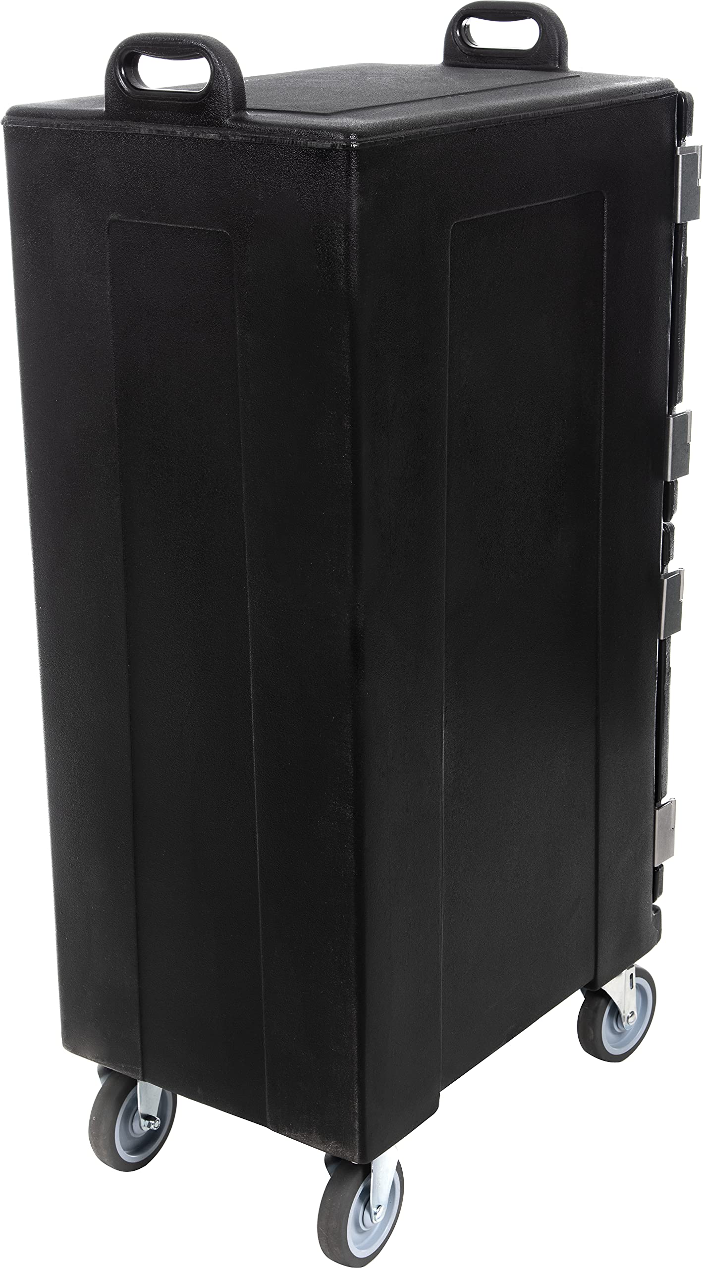 Carlisle FoodService Products Cateraide Insulated Front Loading Food Pan Carrier with Casters for Catering, Events, and Restaurants, Plastic, 10 Pans, Black