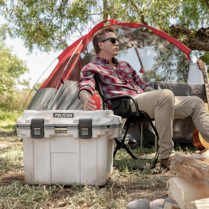 Pelican 30 Quart Elite Cooler (White/Gray)