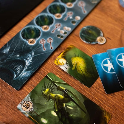 Abyss Board Game - Control Ocean Kingdoms in an Underwater Development Strategy Game Adventure Game for Kids &amp Adults Ages 14+ 2-4 Players 30-60 Minute Playtime Made by Pandasaurus Games