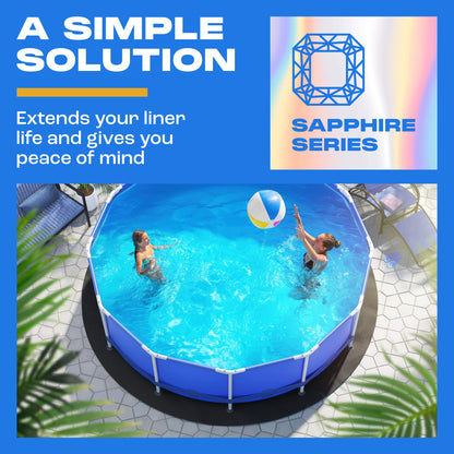 Yankee Pool Liner Pad, 15x30 Ft Oval Puncture Proof Pool Mat, Above Ground Pool Liner Protector Against Tearing, Grass, Under Pool Pad to Prolong Swimming Pool Liner Life, 15x30 Oval Pool Liner