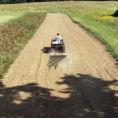YINTATECH ATV Chain Drag Harrow 5'W x 4.5'L, 1/2'' Tines for Lawn Tractors, ATV & UTV Attachments