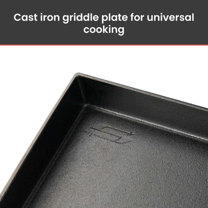 Suburban Signature 18" RV Griddle with Quick Connect and 1 lb. Bottle Adapter - Compact Stowable Design, 20% Hotter Than Comparable Units, CSA Certified for RV Outdoor Use (4062A)