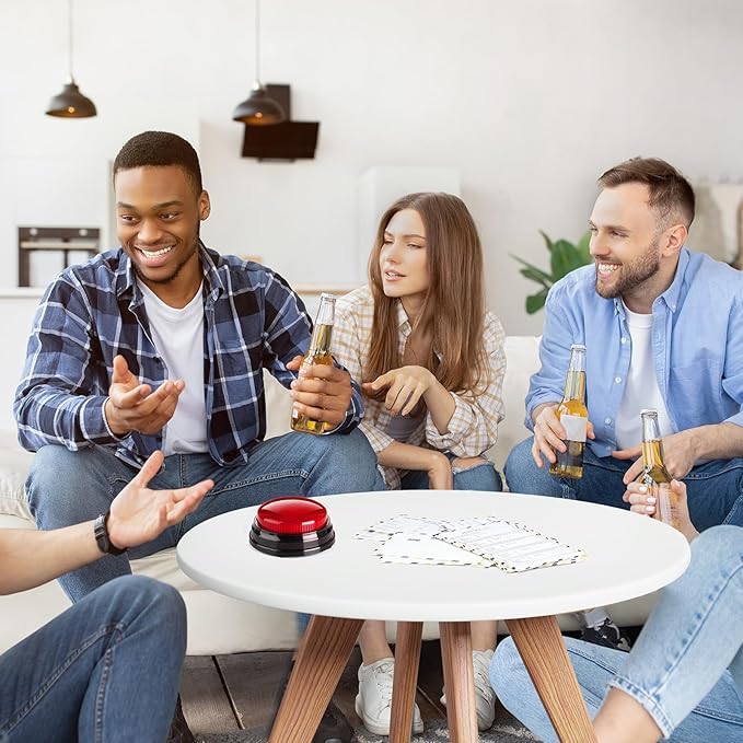 Graduation Friendly Feud Game with 2 Answer Buzzers Grad Feud Cards for Family Game Night Fun Trivia Quiz for Class Party Groups Clubs Team Building