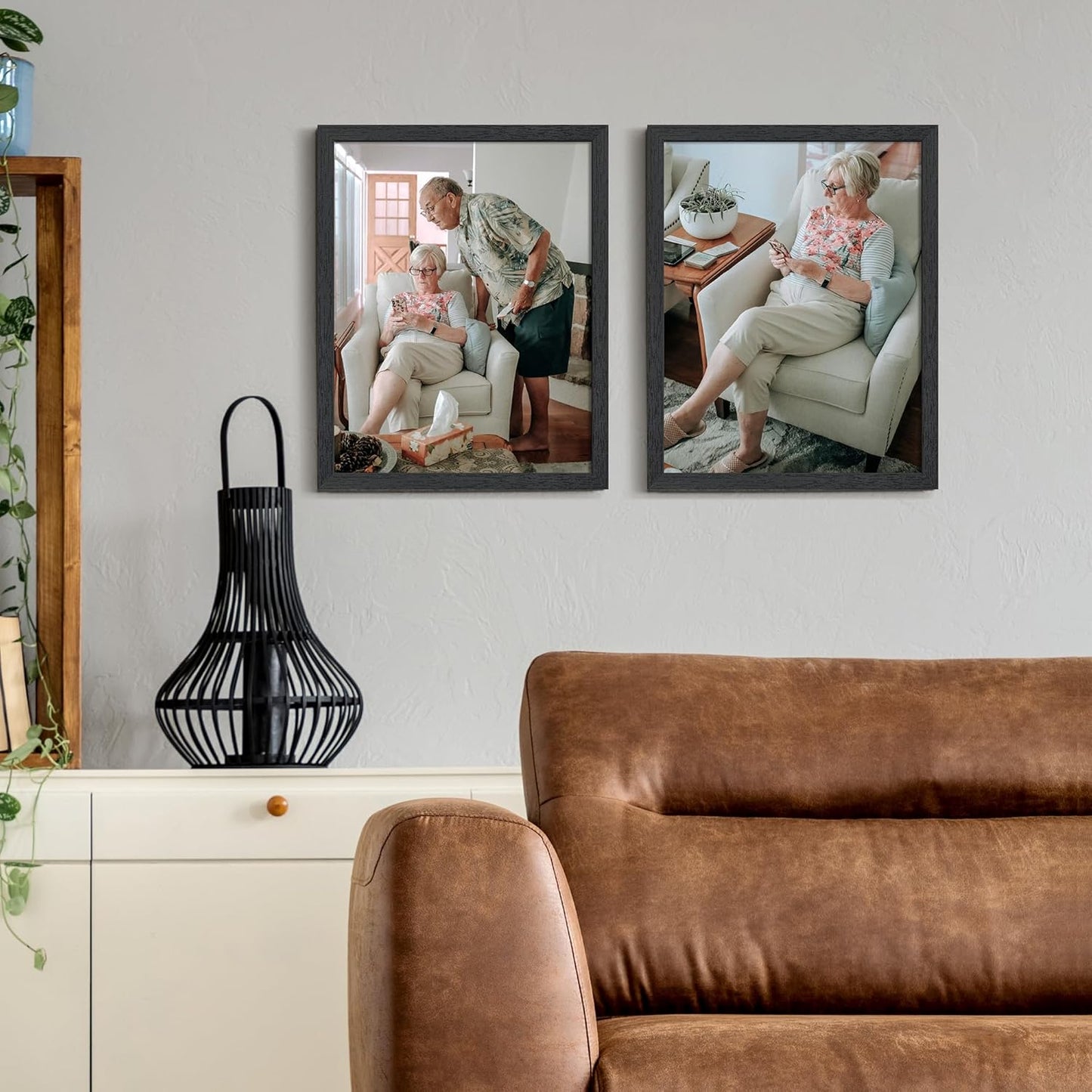 Upsimples 11x14 Picture Frame - Stylish Black Wall Gallery Frame Made of Engineered Wood | 1 Pack