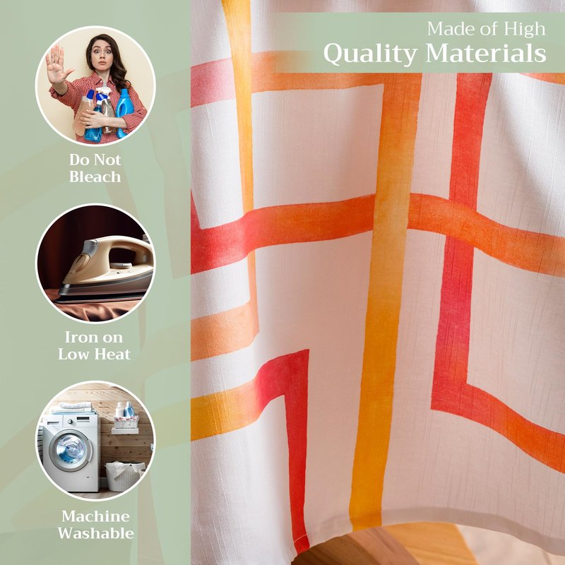 Maison d' Hermine Table Cloth Round Table 100% Cotton 63 Round Inches Tablecloth Reusable Decorative for Dining Kitchen Room Farmhouse Home Gifts for Mothers Day Spring Summer - Summer Maze
