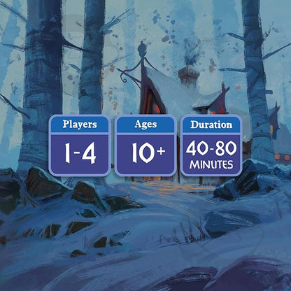 Everdell Silverfrost Essentials Edition Board Game for 1–4 Players | Standalone City-Building Strategy Game Ages 10+ | Worker Placement Tabletop Game